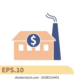 industrial line icons  symbol vector elements for infographic web