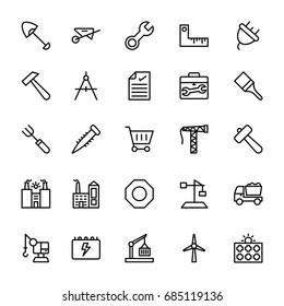 Industrial Line Vector Icons 1