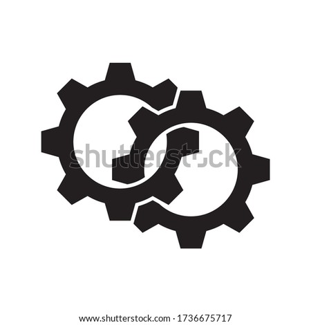 industrial link Icon, Machine link icon