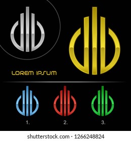 Industrial Logo Business Design, Hi tech infinity logotype, Business logo icon design template elements, Vector illustration