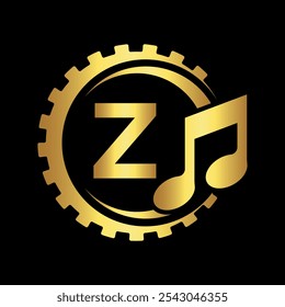 Industrial Logo combine with letter Z vector template