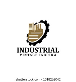 INdustrial Logo Design Template Vector