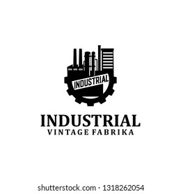 INdustrial Logo Design Template Vector