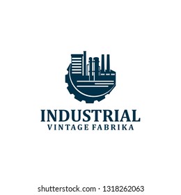 INdustrial Logo Design Template Vector
