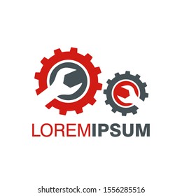 Industrial Logo Design Vector Template