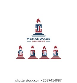 The Industrial Logo features a bold, modern design that represents strength, reliability, and innovation. Ideal for factories, construction, engineering, and manufacturing businesses