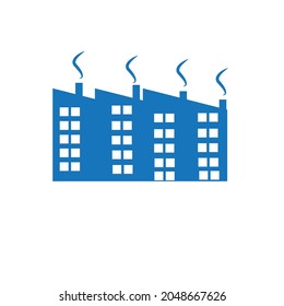 Industrielogo oder flaches industrielles Logo