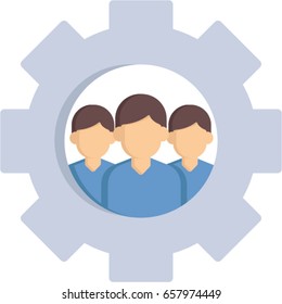 Industrial logo illustrated