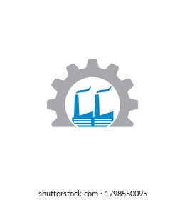 Industrial Logo Manufacture Logo Vector Stock Vector (Royalty Free ...