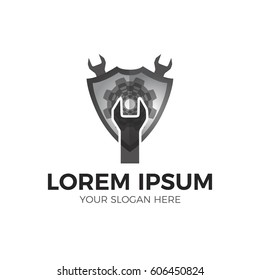 Industrial logo template