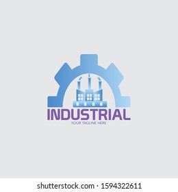 Industrial Logo Template Design Mechanic Gear Stock Vector (Royalty ...