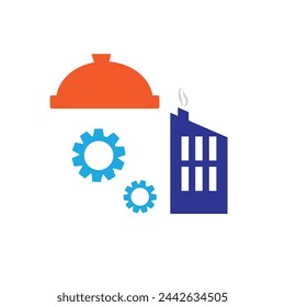 industrial logo or vector clip art 