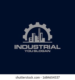 Industrial Logo Vector Design Template