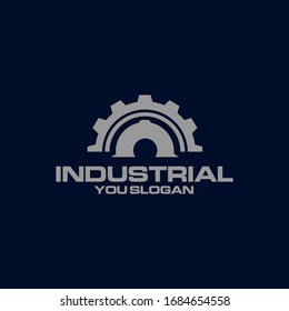 Industrial Logo Vector Design Template