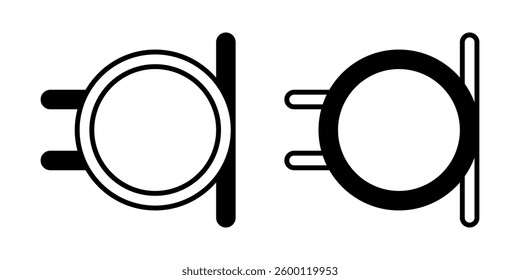 Industrial micrrophone icon simple vector. Electric circuit. Central computer