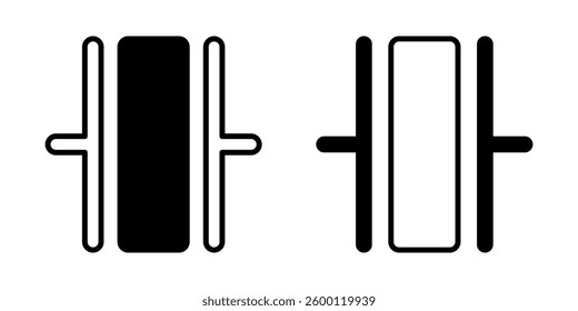 Industrial oscillator icon simple vector. Electric circuit. Central computer