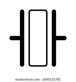 Industrial oscillator icon simple vector. Electric circuit. Central computer