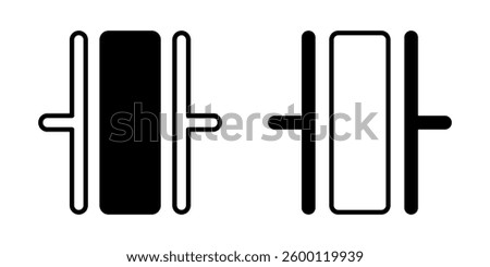 Industrial oscillator icon simple vector. Electric circuit. Central computer
