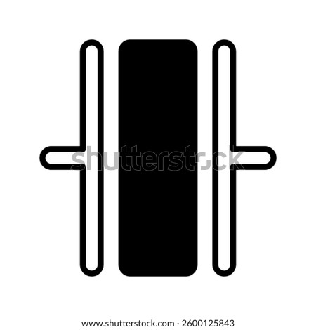Industrial oscillator icon simple vector. Electric circuit. Central computer