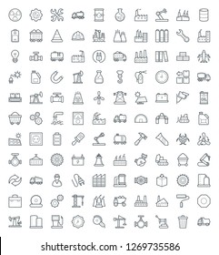 Industrial Outline Vector Icon Pack