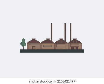 Industrial Plant or Companies vector