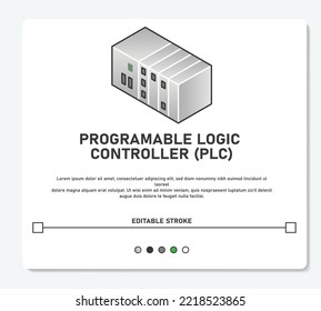 PLC-programmierbarer Logikcontroller mit einem einfachen, vektorbearbeitbaren Stroh für Eingabe und Ausgabe