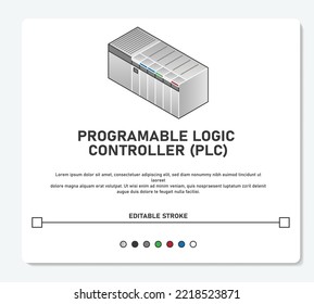 PLC-programmierbarer Logikcontroller mit einem einfachen, vektorbearbeitbaren Stroh für Eingabe und Ausgabe