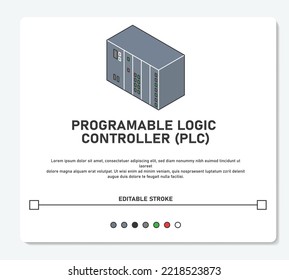 PLC-programmierbarer Logikcontroller mit einem einfachen, vektorbearbeitbaren Stroh für Eingabe und Ausgabe