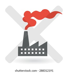Industrial Pollution Concept