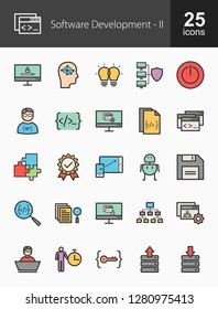 Industrial Process Filled Icons