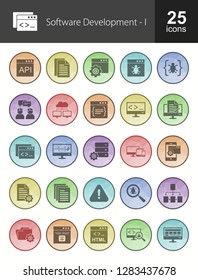 Industrial Process Filled Icons