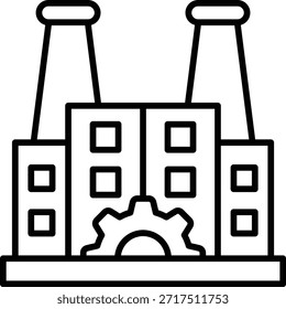 Icono de Vector de proceso de Industrial. Se puede utilizar para aplicaciones de impresión, móviles y de Web.