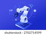 Industrial Robot Automation Robotics Technology, smart factory, manufacturing, engineering