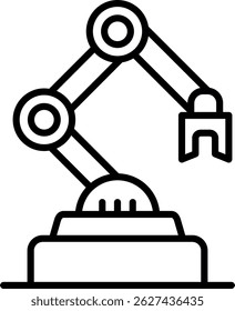Robô Industrial Criativo Ícone de Vetor Design