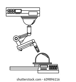 industrial robot hand engineering equipment image