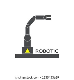 Industrial robot icon
