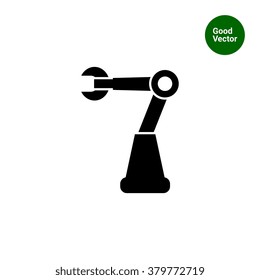 Industrial robot icon
