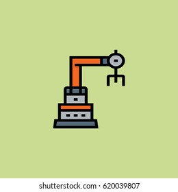 industrial robot icon