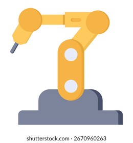 Elemento del icono del robot del Industrial para el diseño