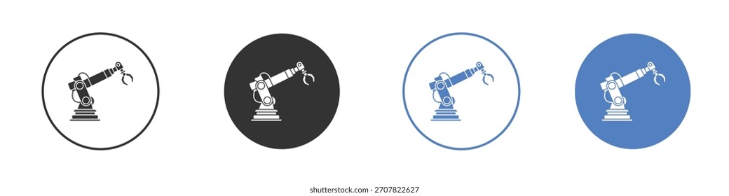 Ilustración de Arte vectorial de icono de robot de Industrial. para concepto móvil y Diseños web