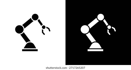 Industrial robot icono Vector elemento de diseño Vector EPS 10