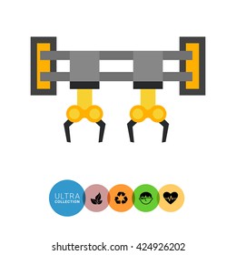 Industrial Robotic Portal Icon