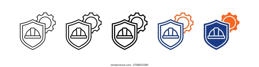 Industrial Safety Different Set Vector Icon