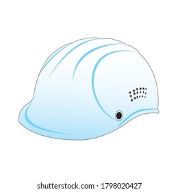 Industrial Safety Helmet Mockup. Isolated Vector File.