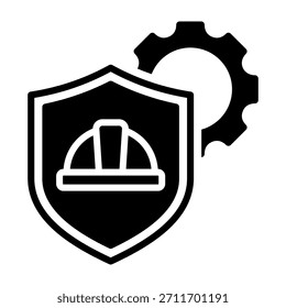 Industrial Safety Icon Mixed Vector Illustration
