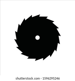 Industrial saw vector icon. Saw flat sign design. Saw symbol pictogram