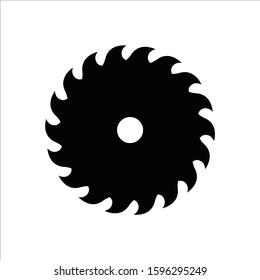 Industrial saw vector icon. Saw flat sign design. Saw symbol pictogram
