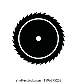 Industrial saw vector icon. Saw flat sign design. Saw symbol pictogram