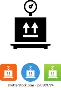 Industrial scale icon