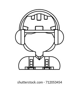 industrial security design businessman vector illustration